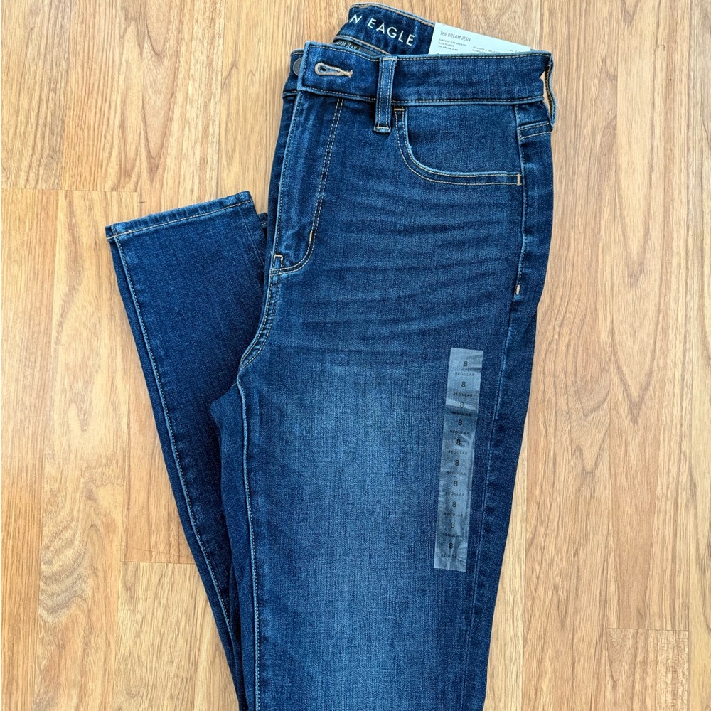American Eagle Outfitters Women's The Dream Jean - Dark Blue